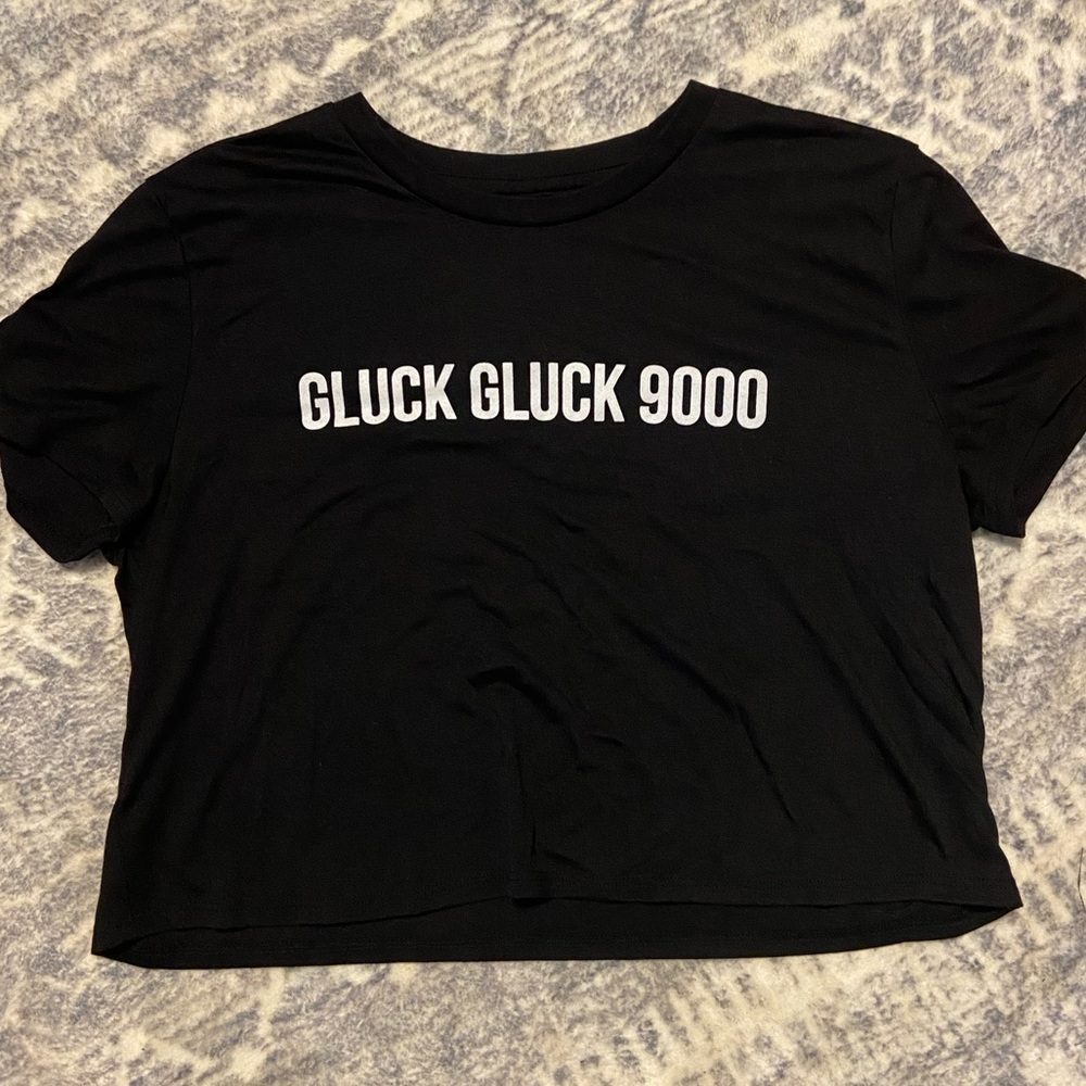 Barstool Sports Call Her Daddy Gluck Gluck 9000 Cropped Tshirt